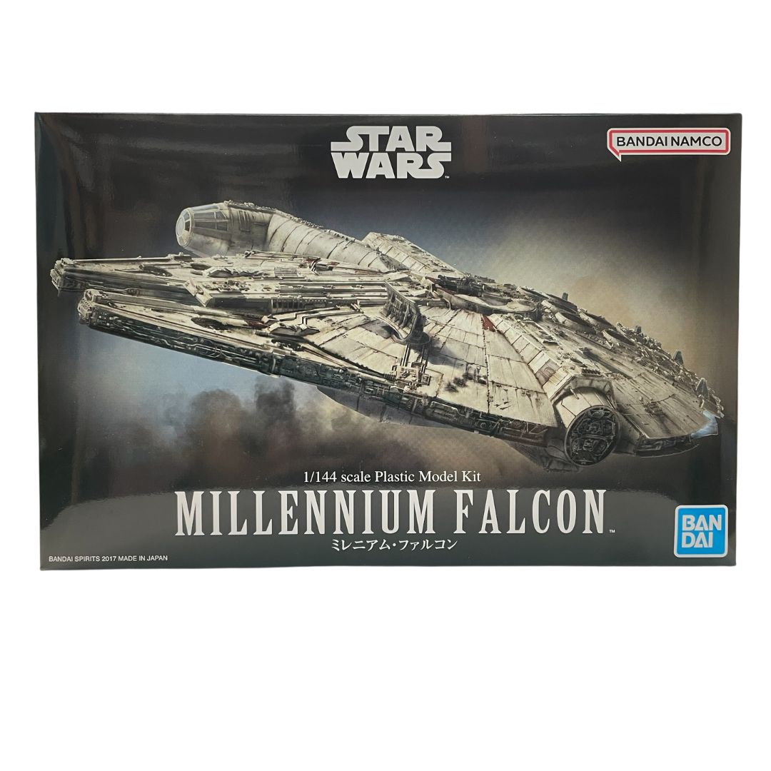 Bandai Star Wars Millennium Falcon 1/144 Scale Model Kit (01211)