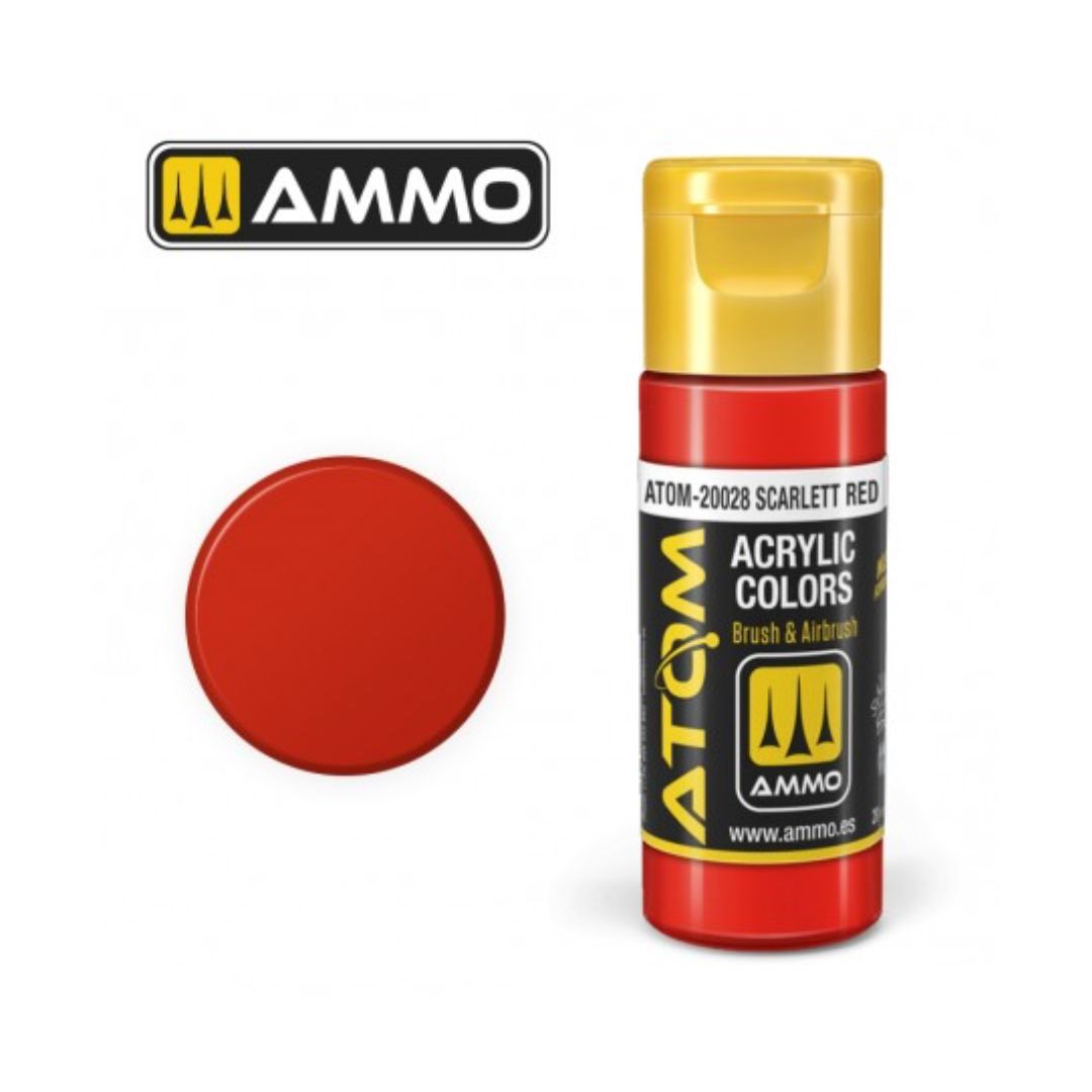 ATOM-20028 ATOM COLOR Scarlet Red (FS12197)