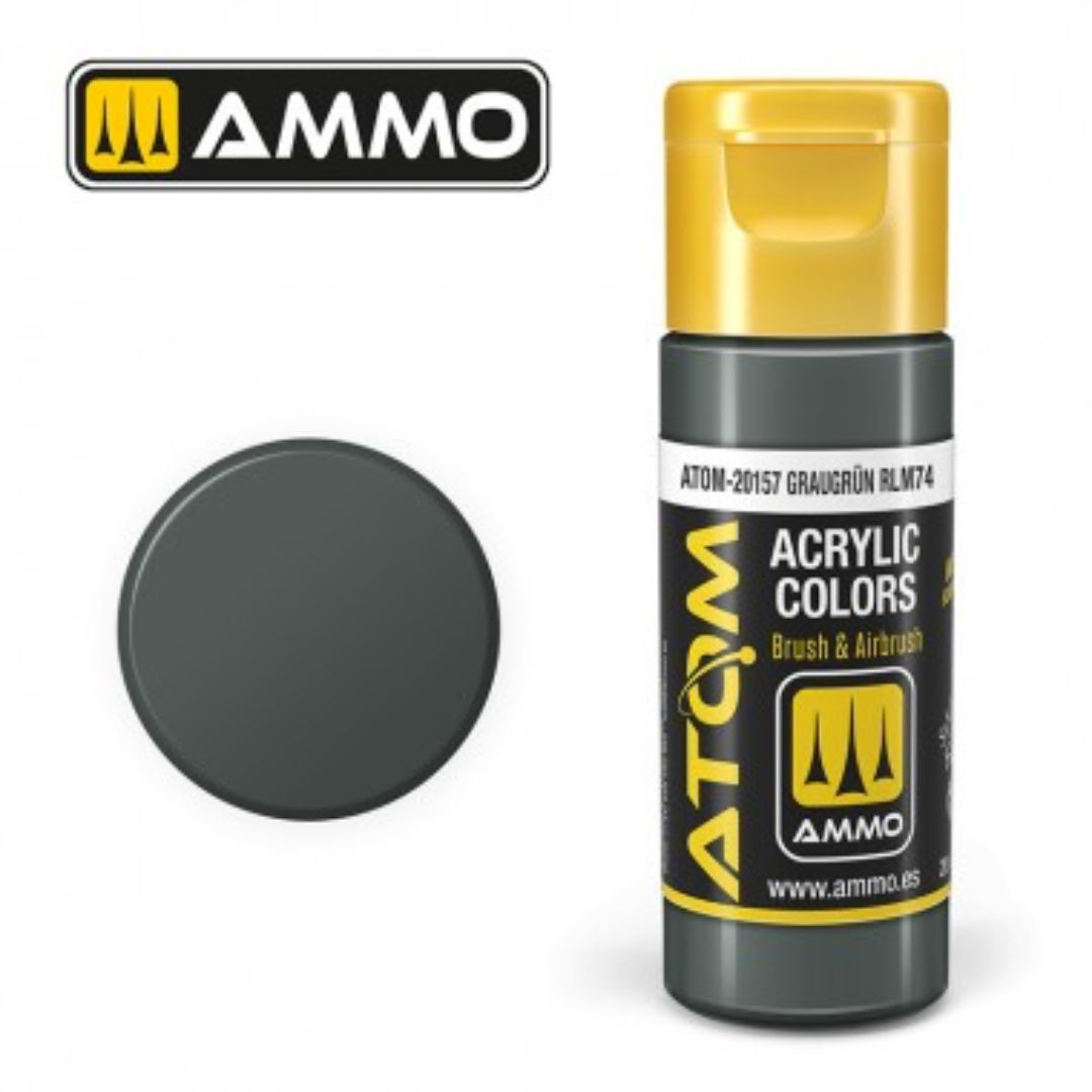 ATOM-20157 ATOM COLOR GraugrŸn RLM74 (FS14077)