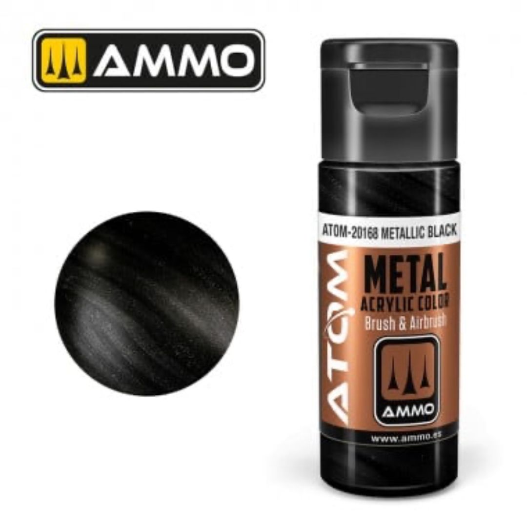 ATOM-20168 ATOM METALLIC Black