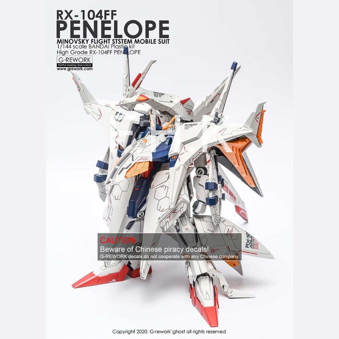 G-Rework Decal - [HG] RX-104FF PENELOPE – PMSTORE