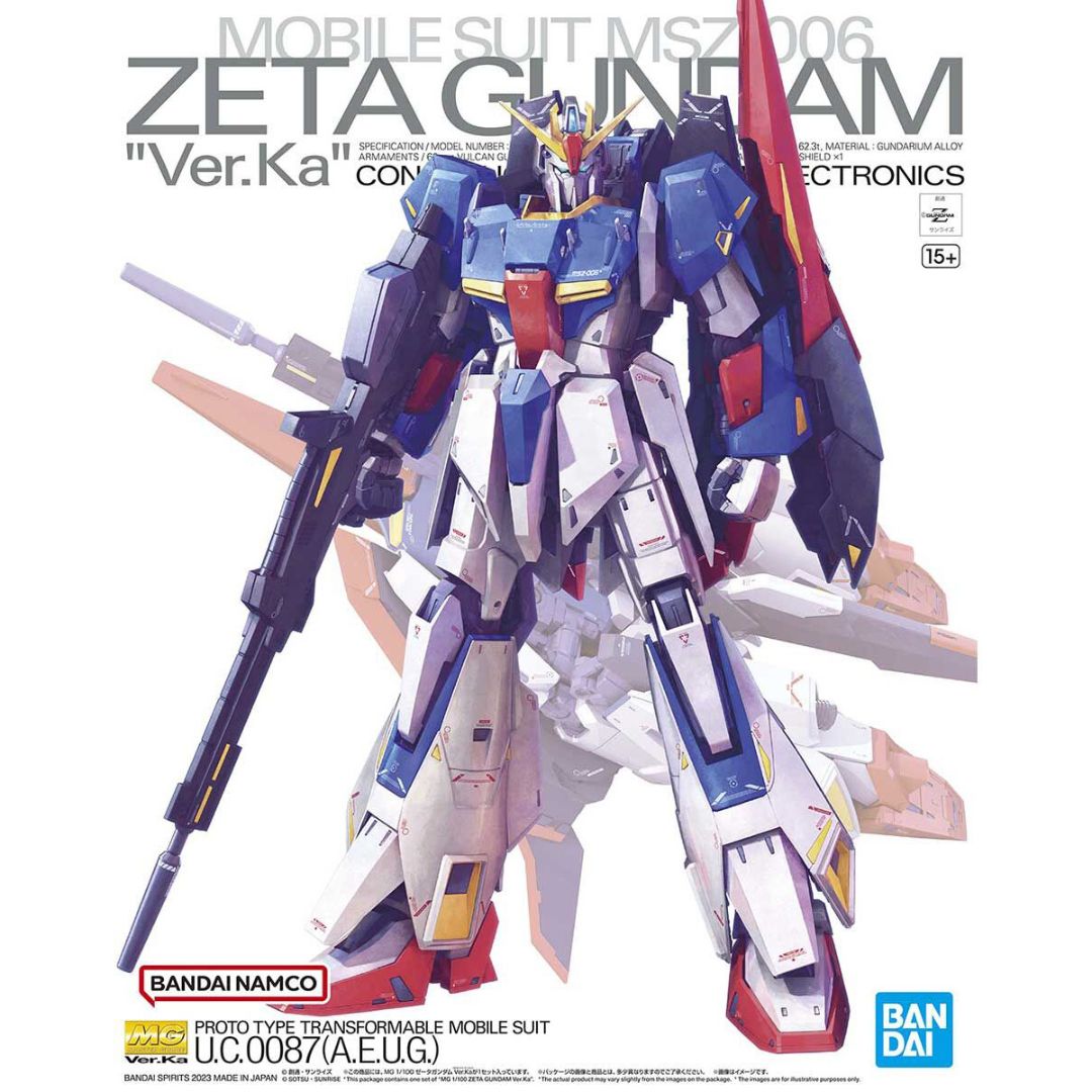Bandai MG 1/100 MSZ-006 Zeta Gundam Ver Ka