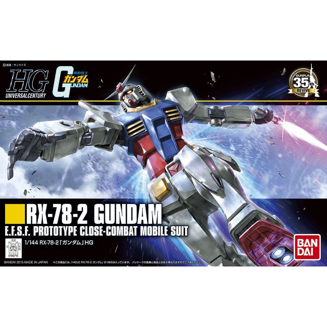 Bandai HGUC 1/144 191 RX-78-2 Gundam