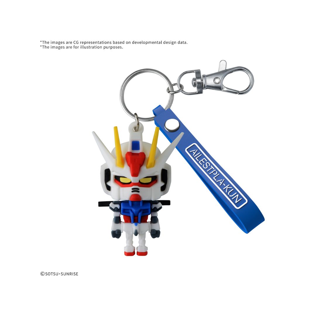 Bandai AILE STPLA-KUN 3D Rubber Mascot Keychain