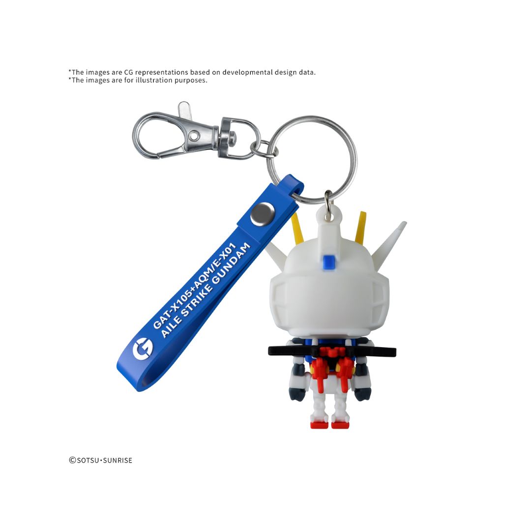 Bandai AILE STPLA-KUN 3D Rubber Mascot Keychain