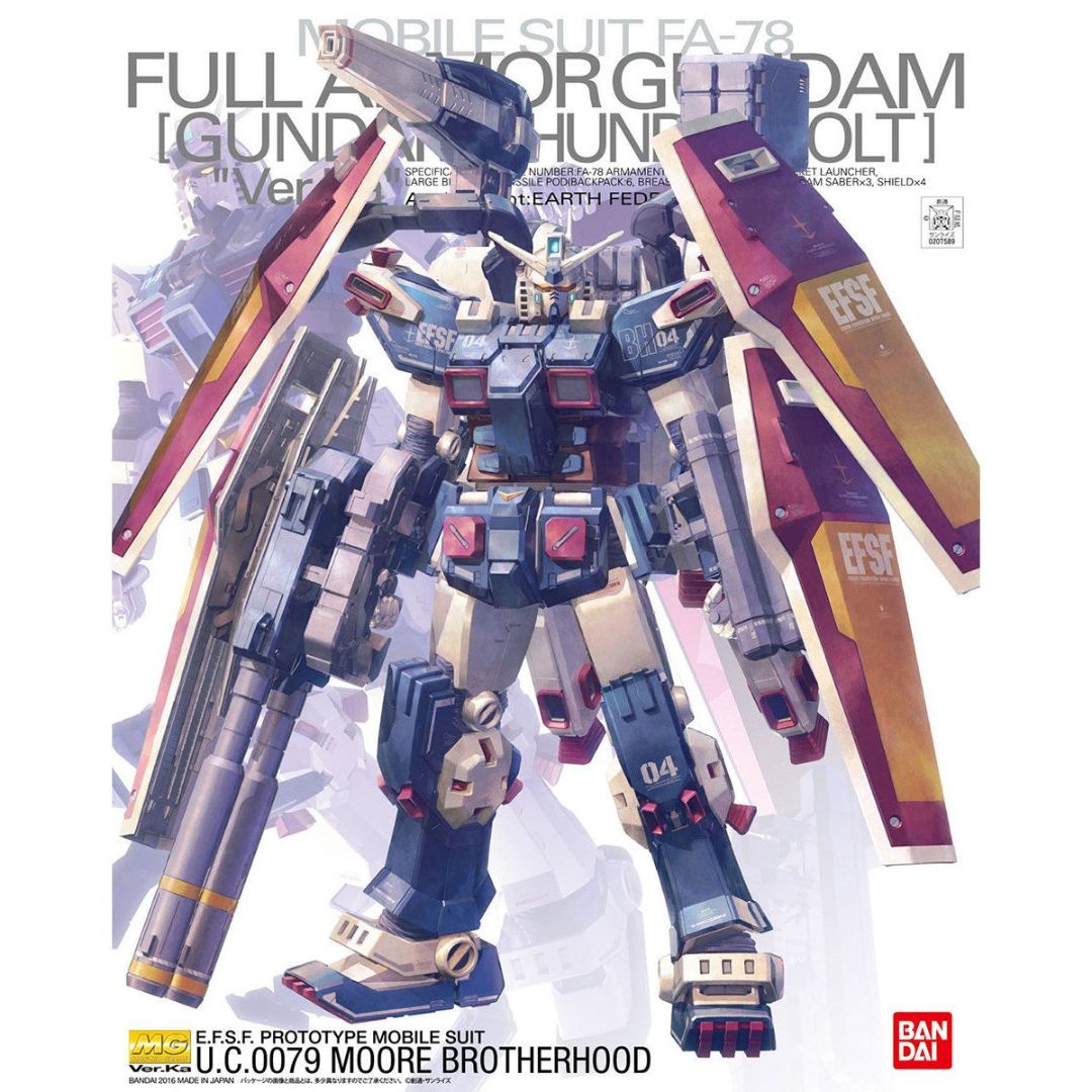 Bandai MG 1/100 Full Armour Gundam Version Ka (Gundam Thunderbolt)