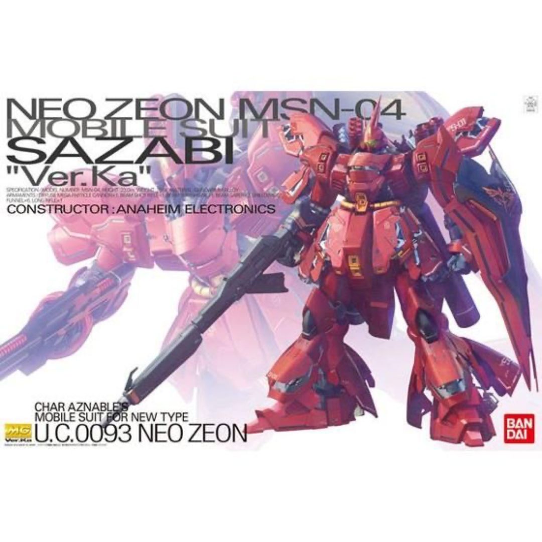 Bandai MG 1/100 No.175 MSN-04 Sazabi Ver.Ka