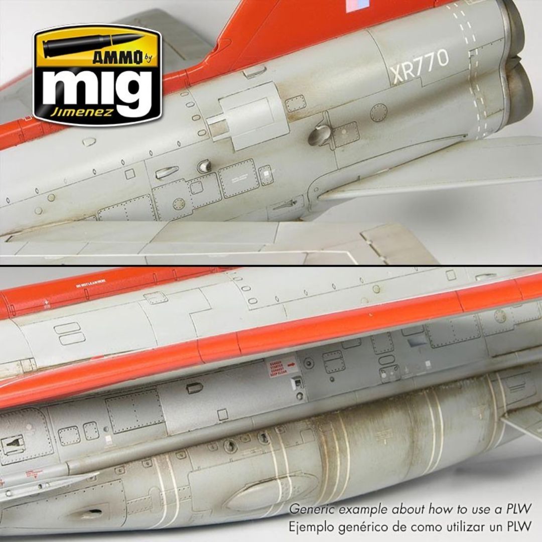 MIG-1602 Ammo by Mig PLW Deep Grey Panel Line Wash 35ml