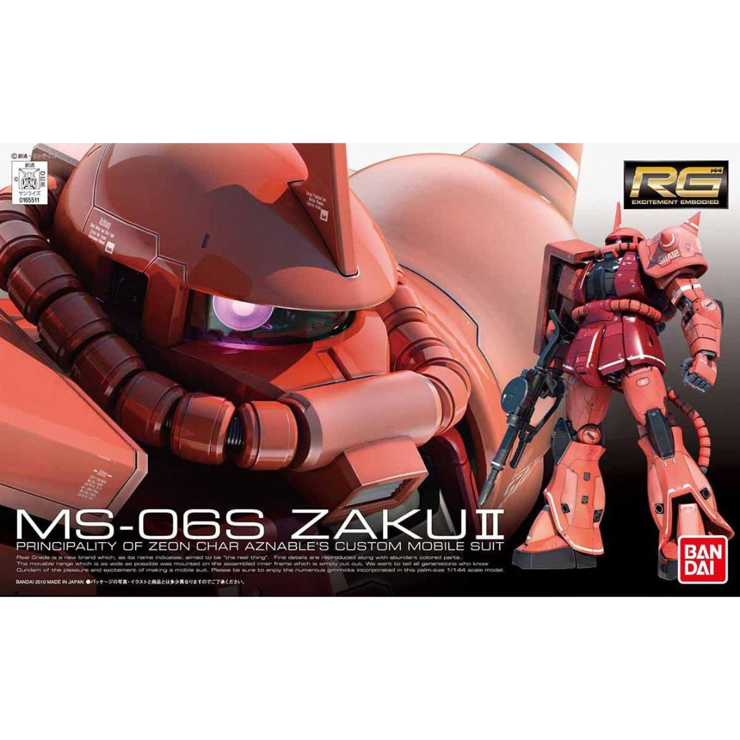 Bandai RG 1/144 No.02 MS-06S Zaku II (Char's)