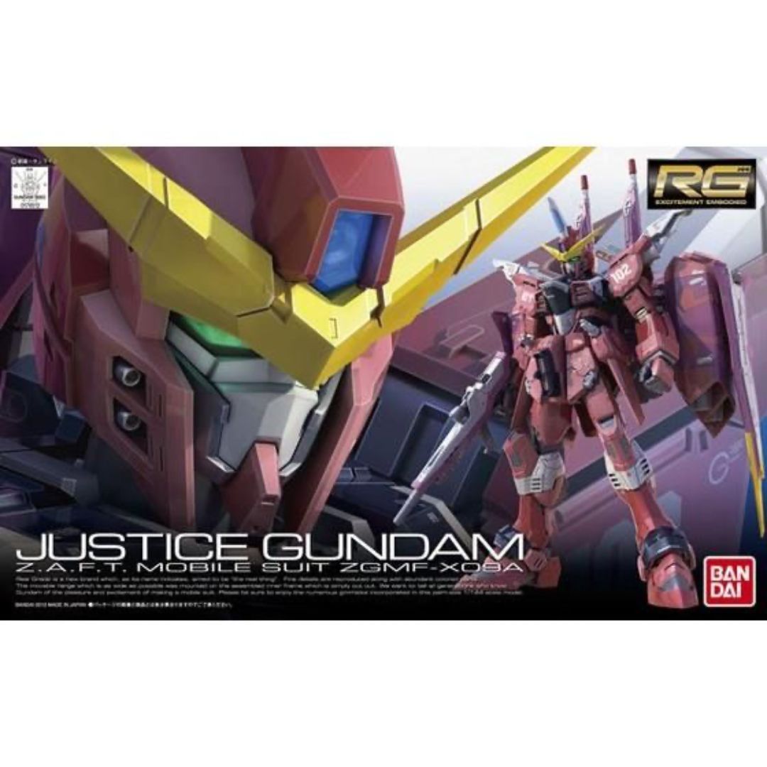 Bandai RG 1/144 ZGMF-X09A JUSTICE GUNDAM #09