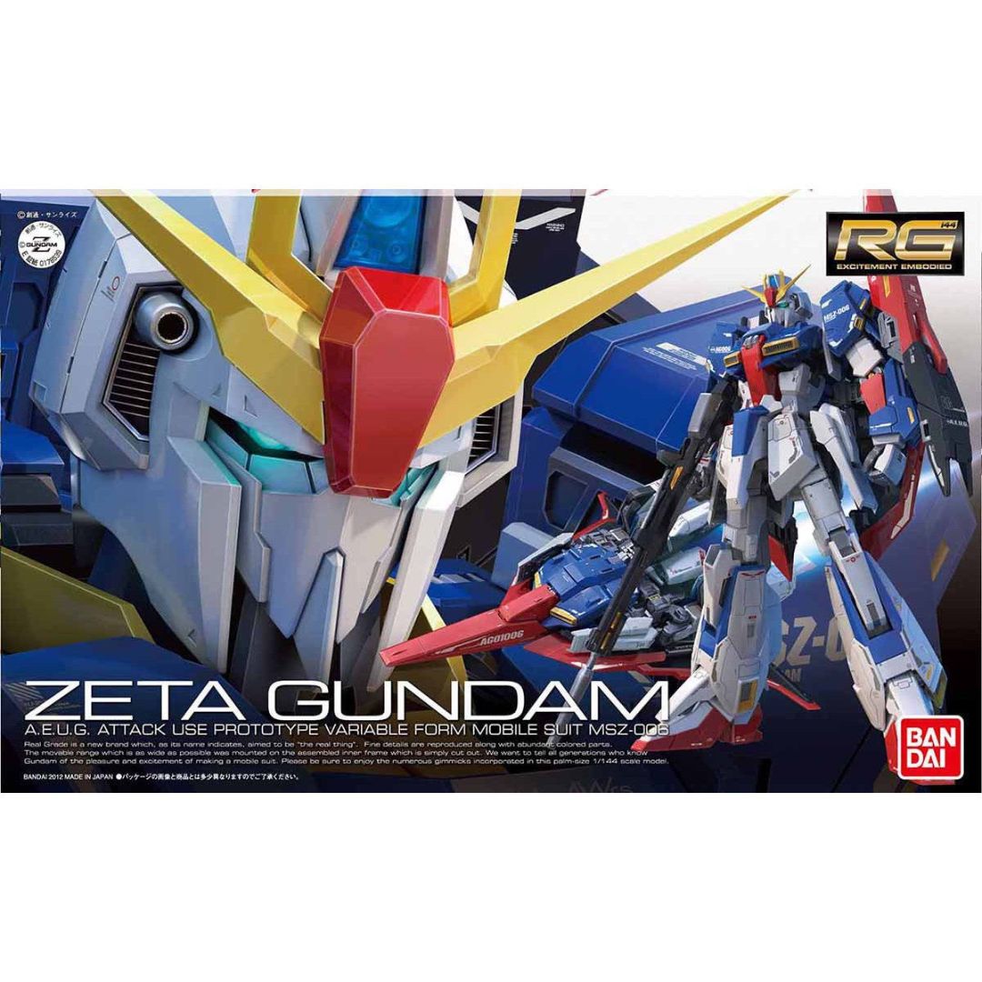 Bandai RG 1/144 No.10 Zeta Gundam