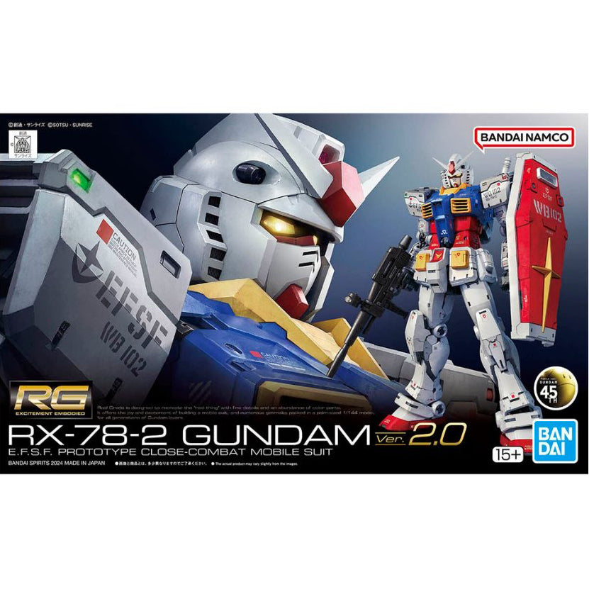 Bandai RG 1/144 No.40 RX-78-2 GUNDAM Ver. 2.0