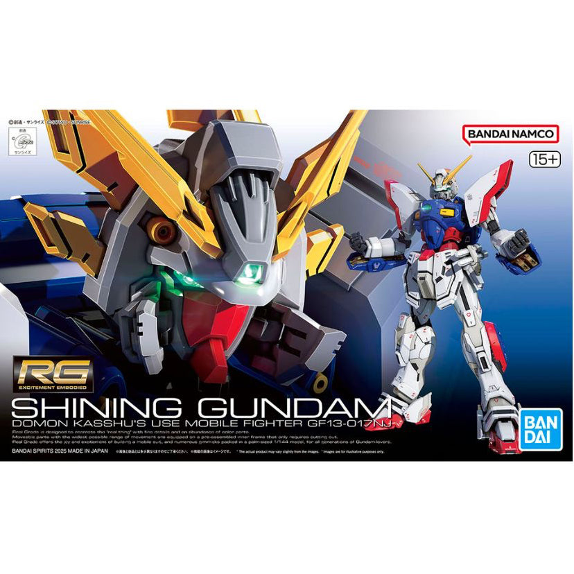 Bandai RG 1/144 No.42 GF13-017NJ Shining Gundam