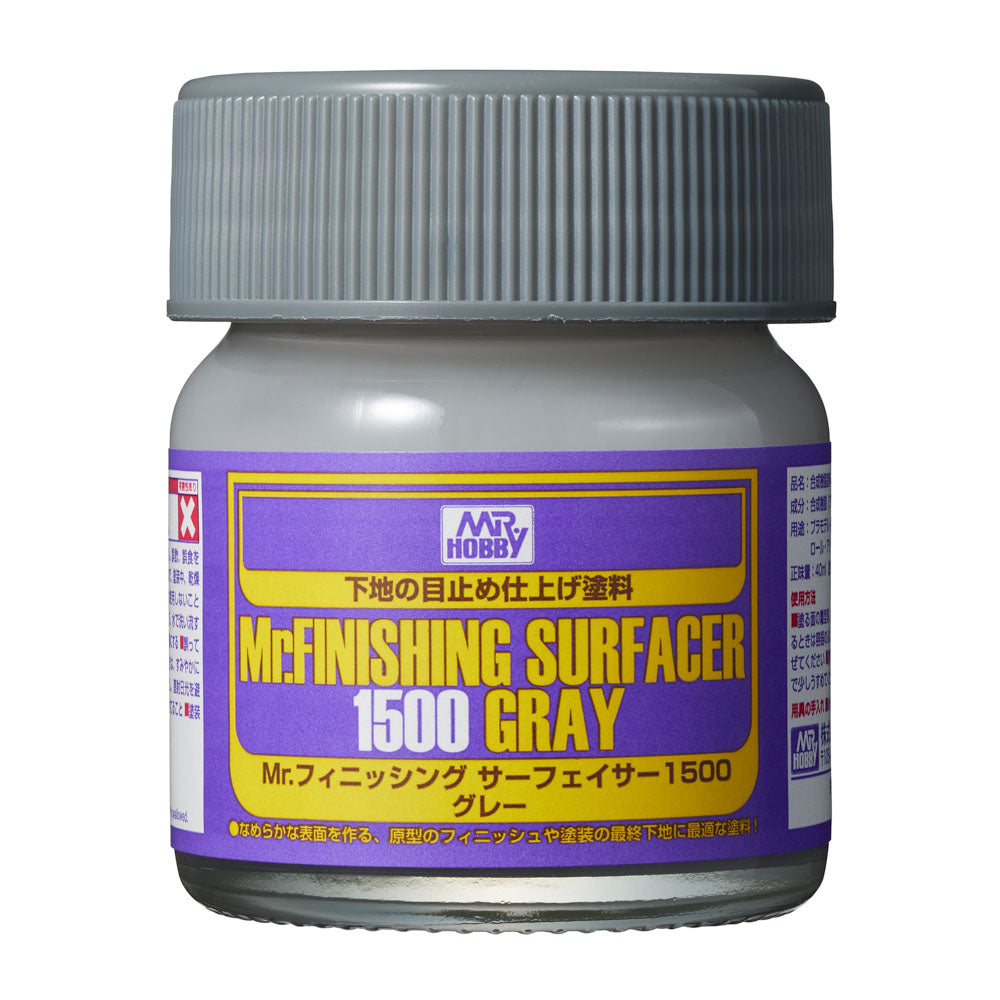Mr Hobby SF289 Mr Finishing Surfacer 1500 Gray 40ml