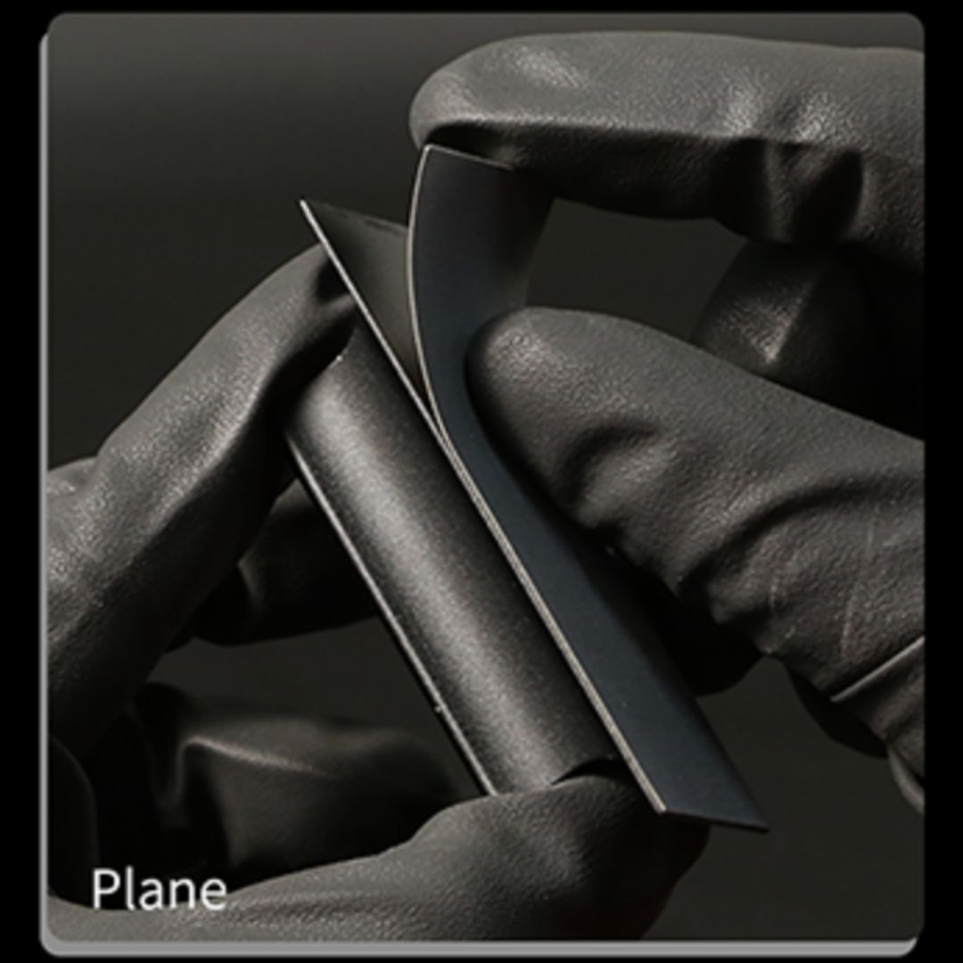 DSPIAE AS-25FPBK Flat Sandpaper Holder Black