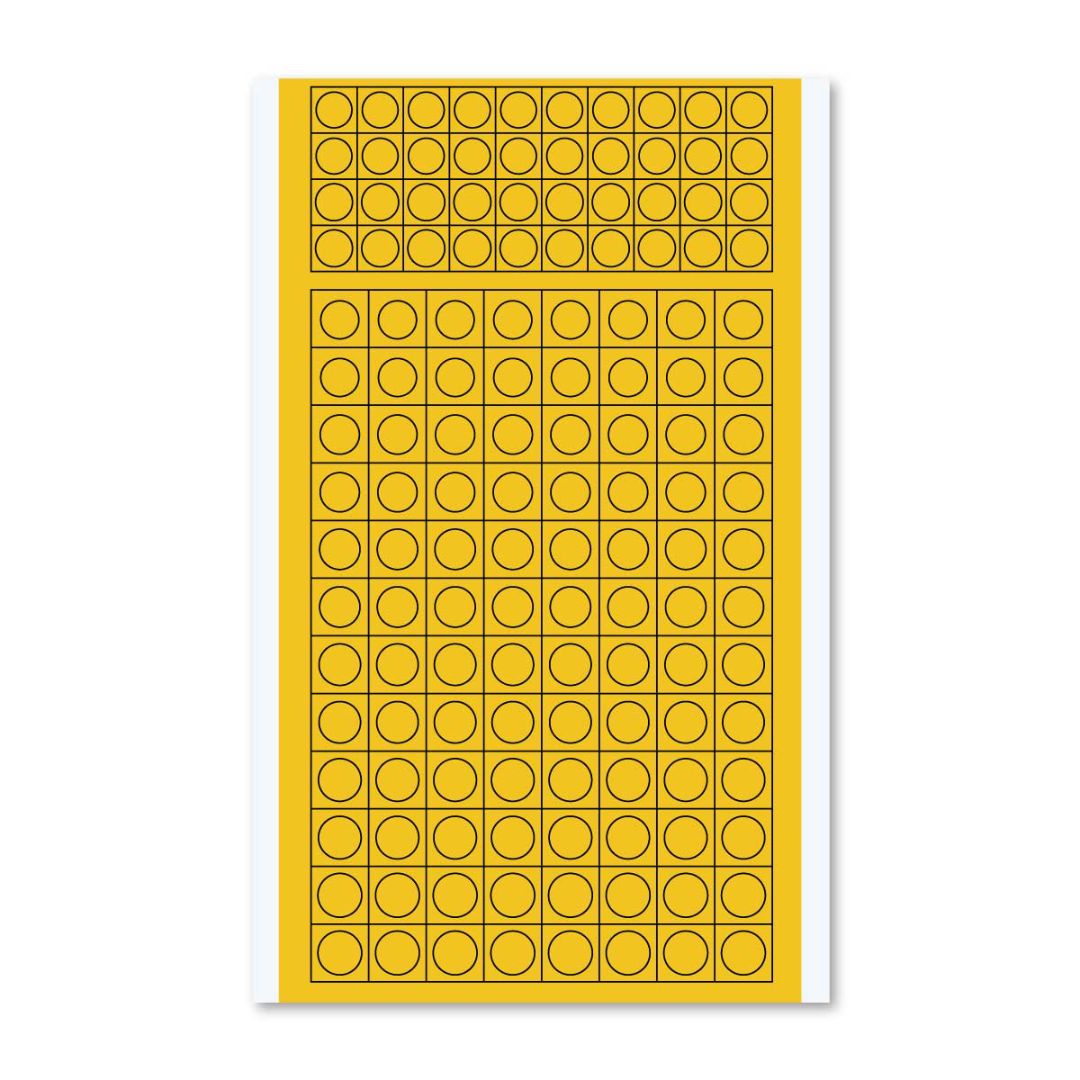 HIQPARTS CMS-XL-MSK Circle Masking XL 6.2-7.6 mm (1 Sheet)