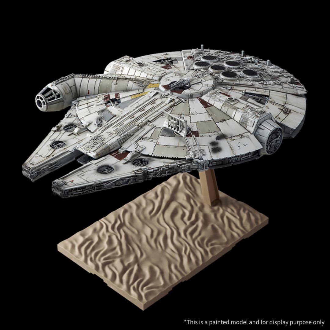 Bandai Star Wars Millennium Falcon 1/144 Scale Model Kit (01211)