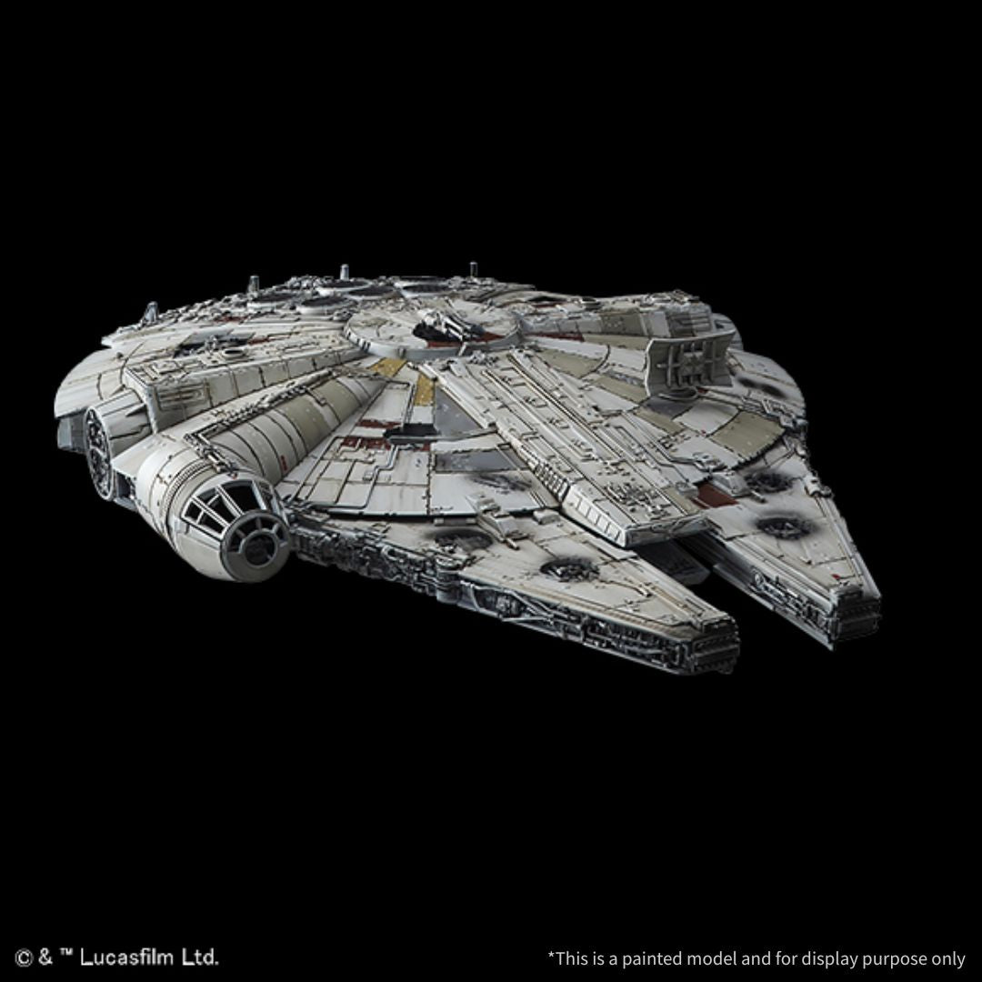 Bandai Star Wars Millennium Falcon 1/144 Scale Model Kit (01211)