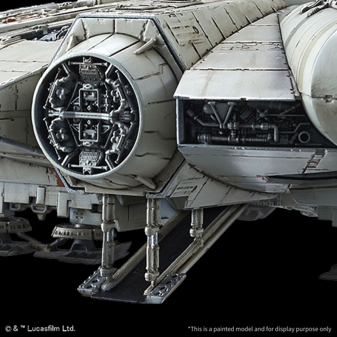 Bandai Star Wars Millennium Falcon 1/144 Scale Model Kit (01211)