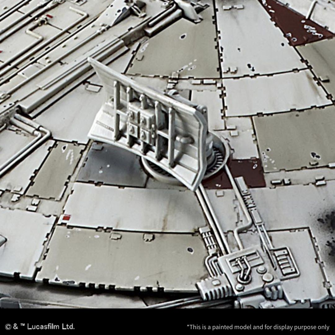 Bandai Star Wars Millennium Falcon 1/144 Scale Model Kit (01211)