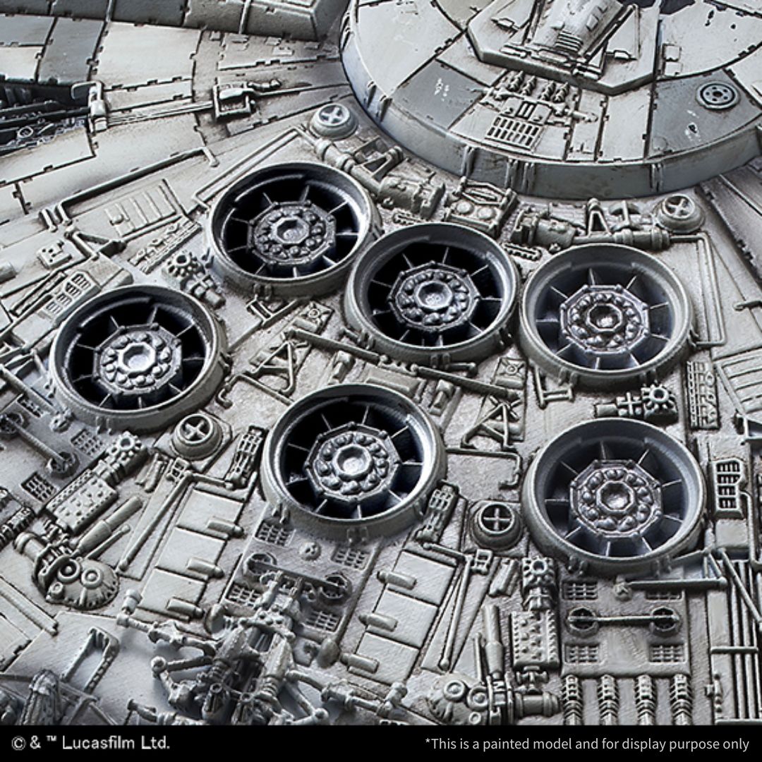 Bandai Star Wars Millennium Falcon 1/144 Scale Model Kit (01211)