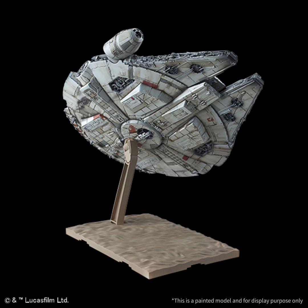 Bandai Star Wars Millennium Falcon 1/144 Scale Model Kit (01211)