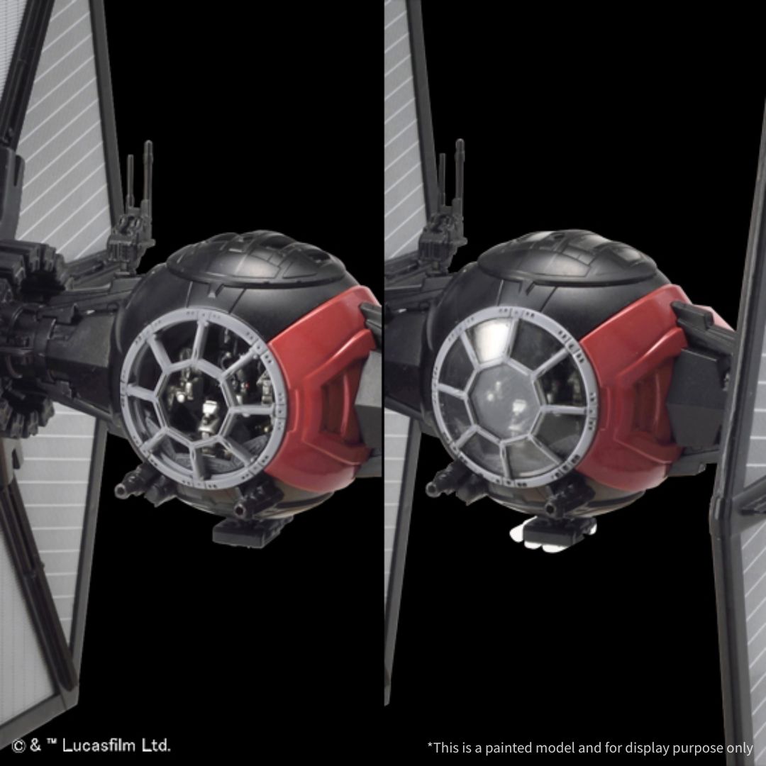 Bandai Star Wars First Order Special Forces Tie Fighter 1/72 Scale Model Kit (01217)