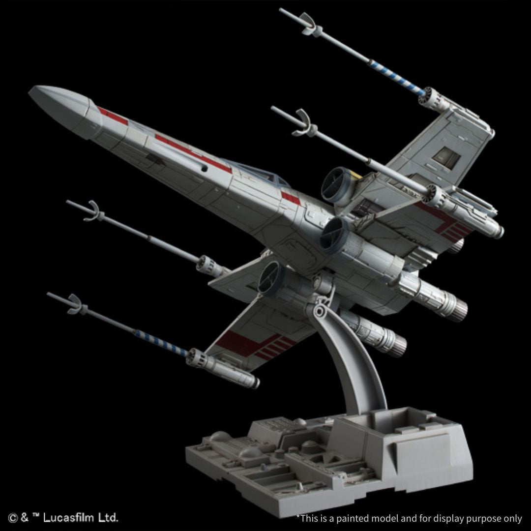 Bandai Star Wars X-Wing Starfighter 1/72 Scale Model Kit (01200)