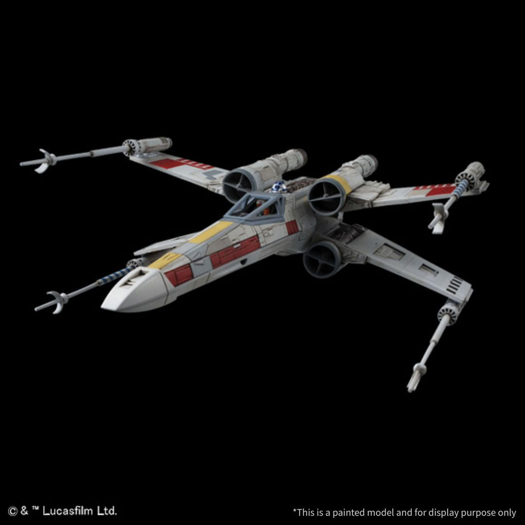 Bandai Star Wars X-Wing Starfighter 1/72 Scale Model Kit (01200)