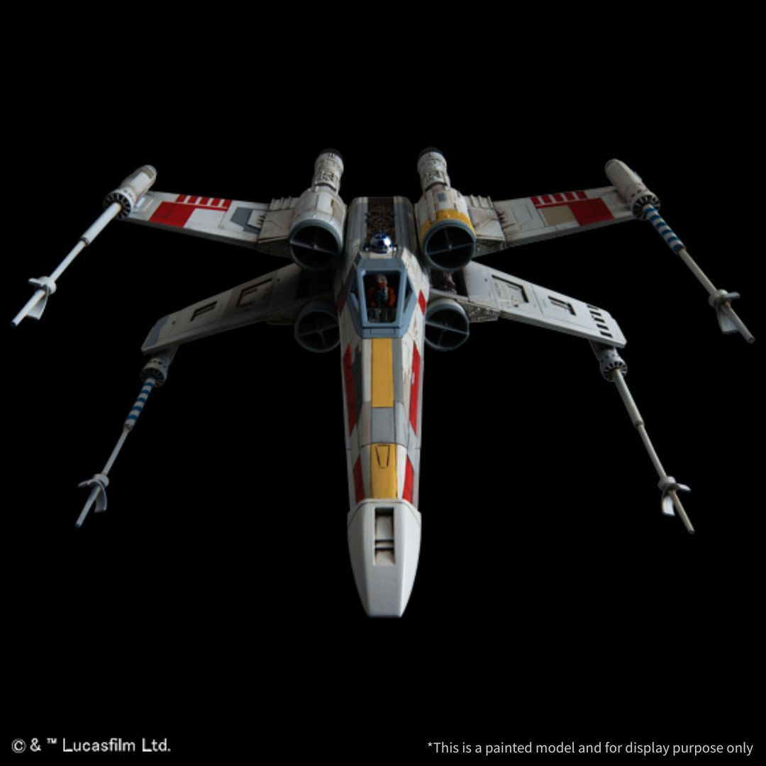Bandai Star Wars X-Wing Starfighter 1/72 Scale Model Kit (01200)