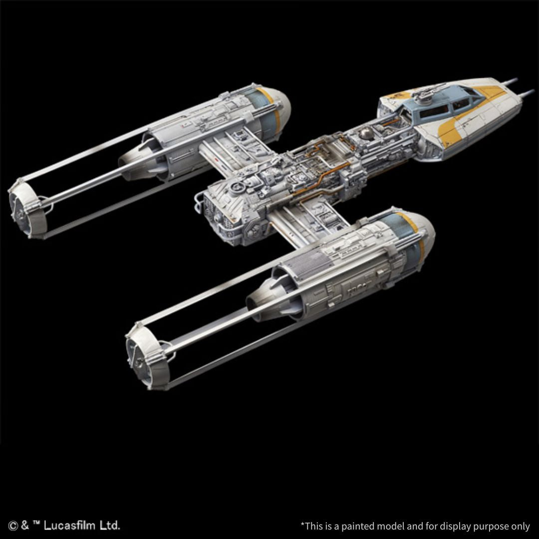 Bandai Star Wars Y-Wing Starfighter 1/72 Scale Model Kit (01209)