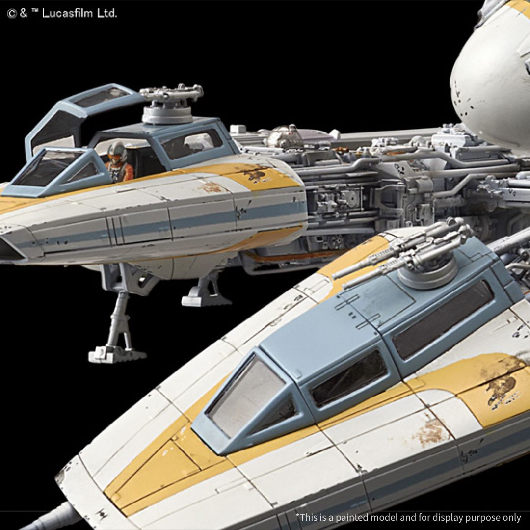 Bandai Star Wars Y-Wing Starfighter 1/72 Scale Model Kit (01209)
