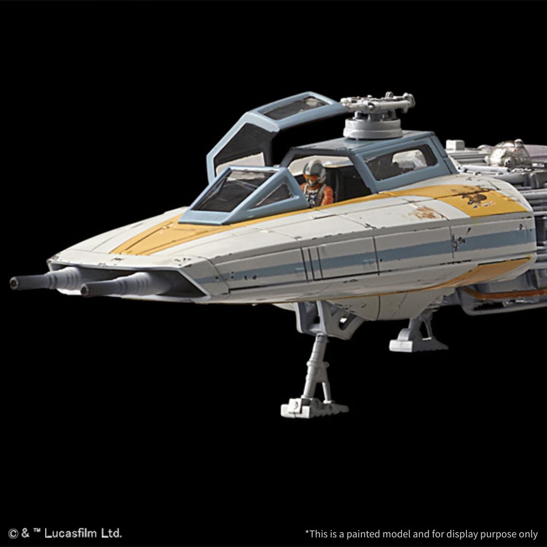 Bandai Star Wars Y-Wing Starfighter 1/72 Scale Model Kit (01209)