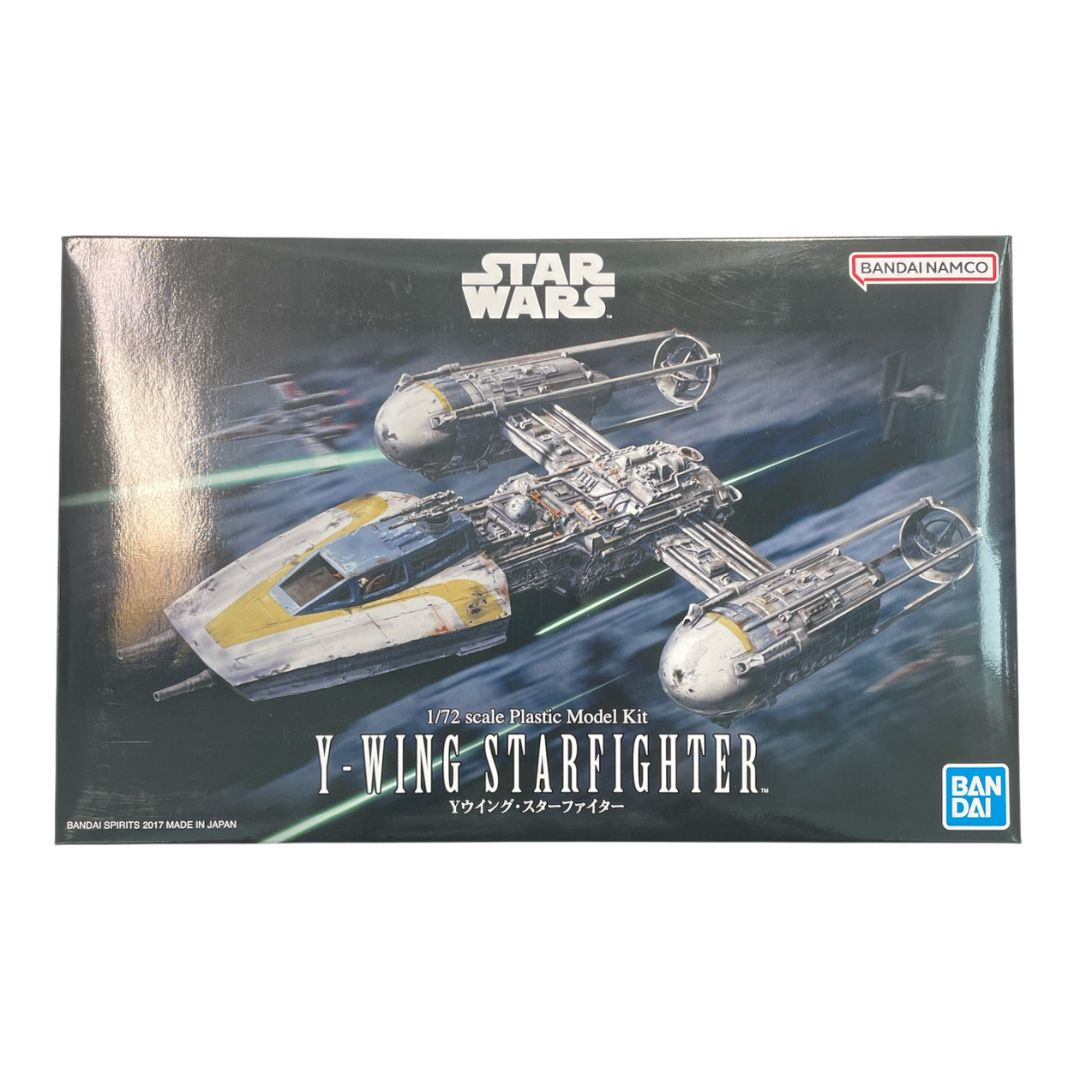 Bandai Star Wars Y-Wing Starfighter 1/72 Scale Model Kit (01209)