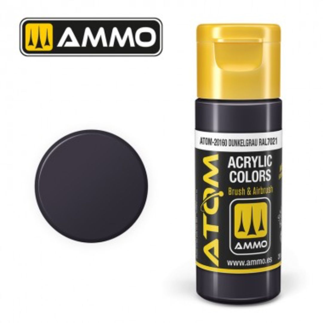 ATOM-20160 ATOM COLOR Dunkelgrau RAL7021 (FS26081)
