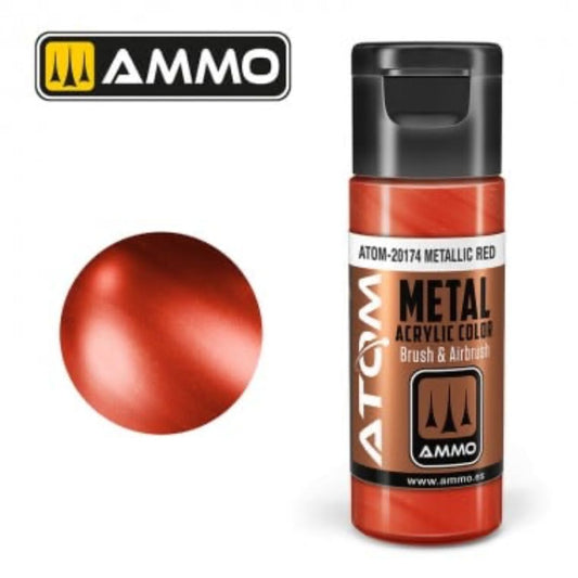 ATOM-20174 ATOM METALLIC Red