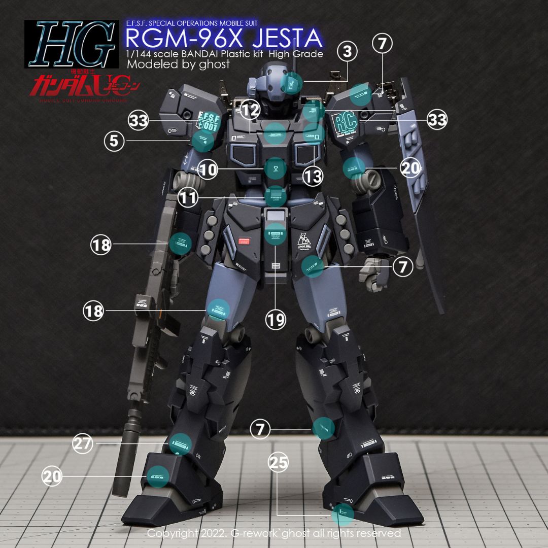 G-Rework Decal - [HG] RGM-96X JESTA