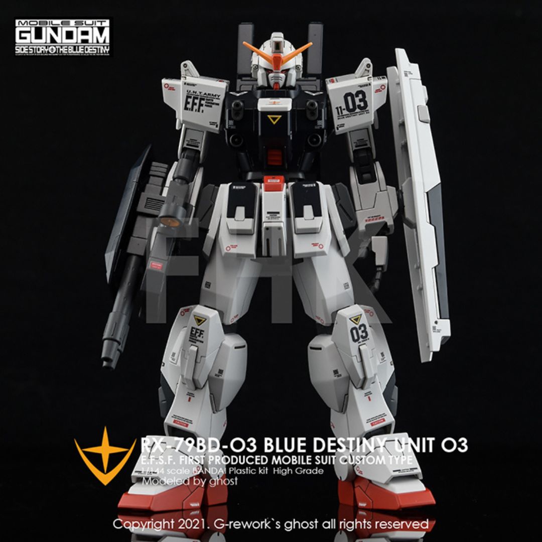 G-Rework Decal - [HG] RX-79 BD-03 [BLUE DESTINY UNIT 03]