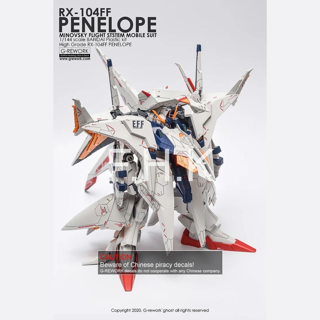 G-Rework Decal - [HG] RX-104FF PENELOPE – PMSTORE