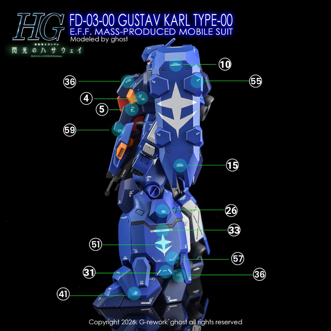 G-Rework Decal - [HG] FD-03-00 Gustav Karl Type-00