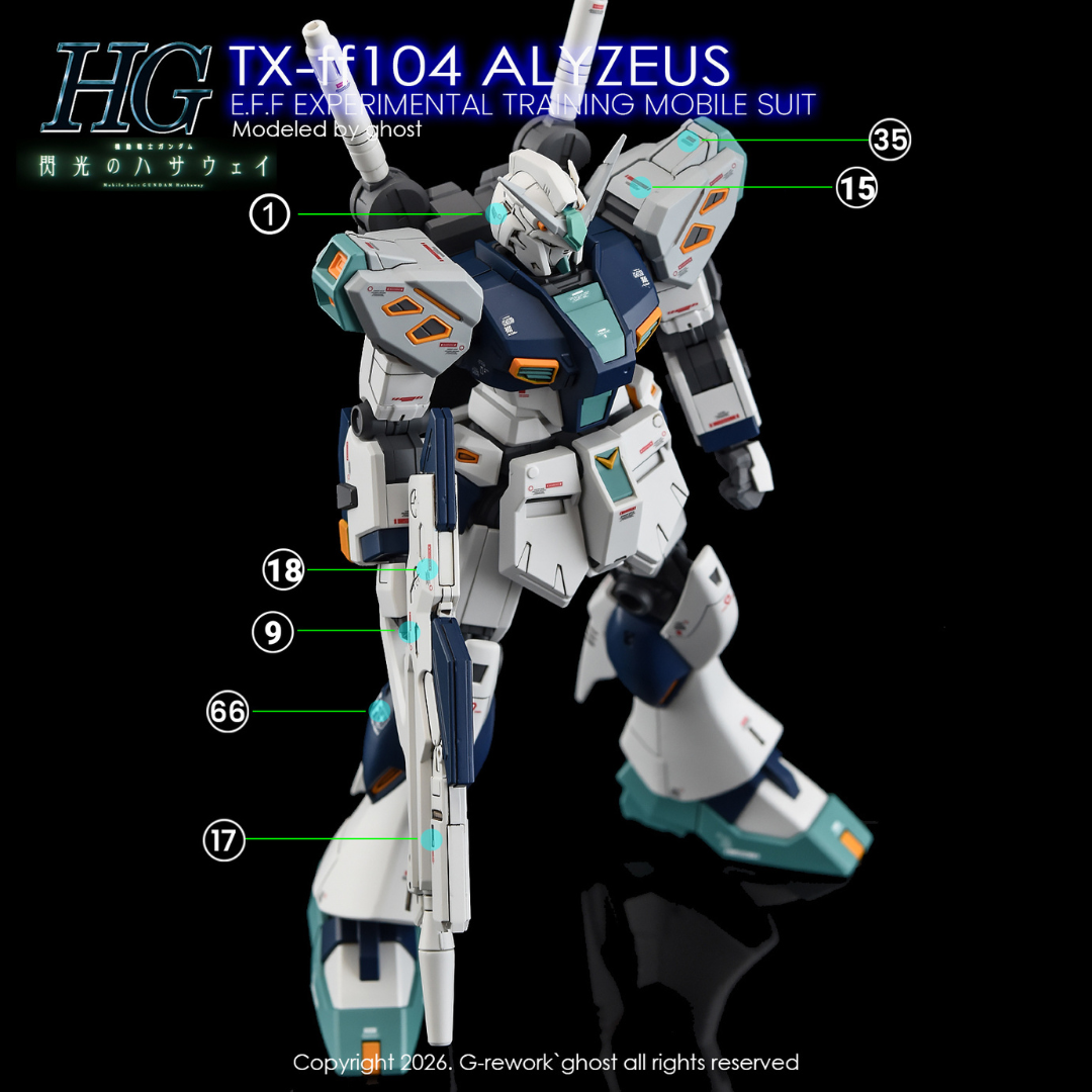 G-Rework Decal - [HG] TX-FF104 Alyzeus