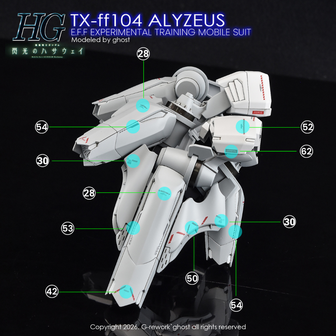 G-Rework Decal - [HG] TX-FF104 Alyzeus