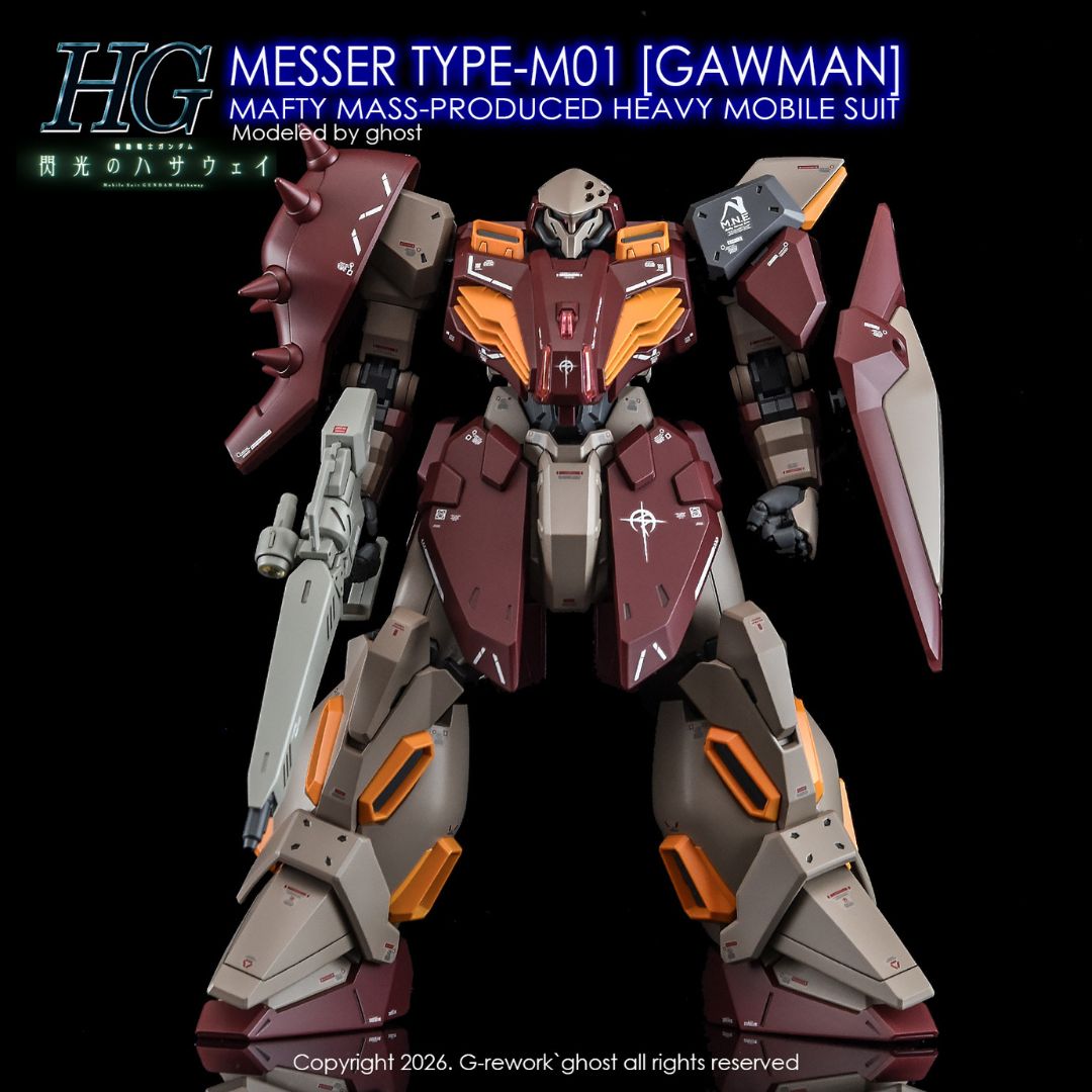 G-Rework Decal - [HG] Me02R-M01 Messer Type-M01 [Gawman]