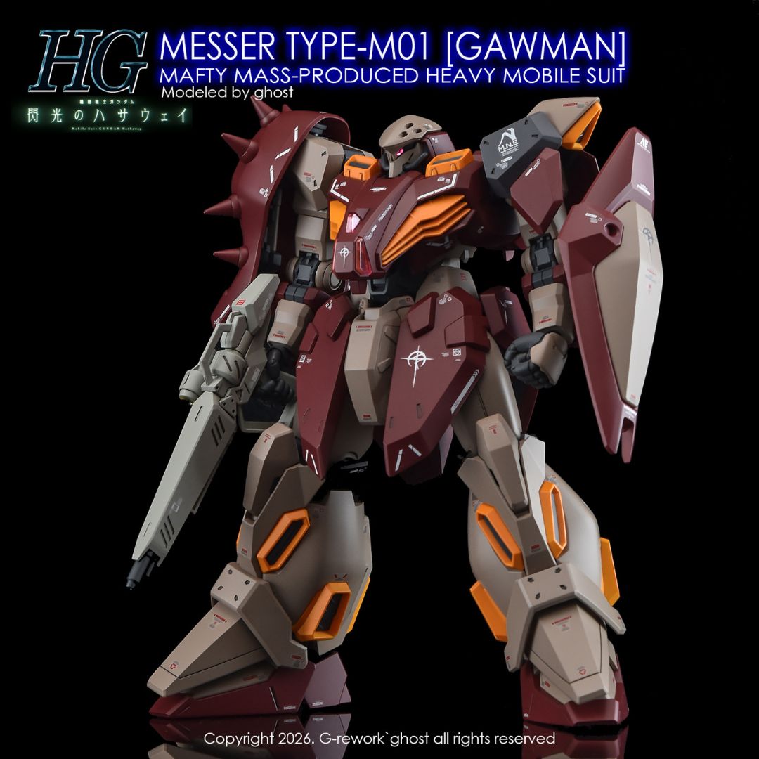 G-Rework Decal - [HG] Me02R-M01 Messer Type-M01 [Gawman]