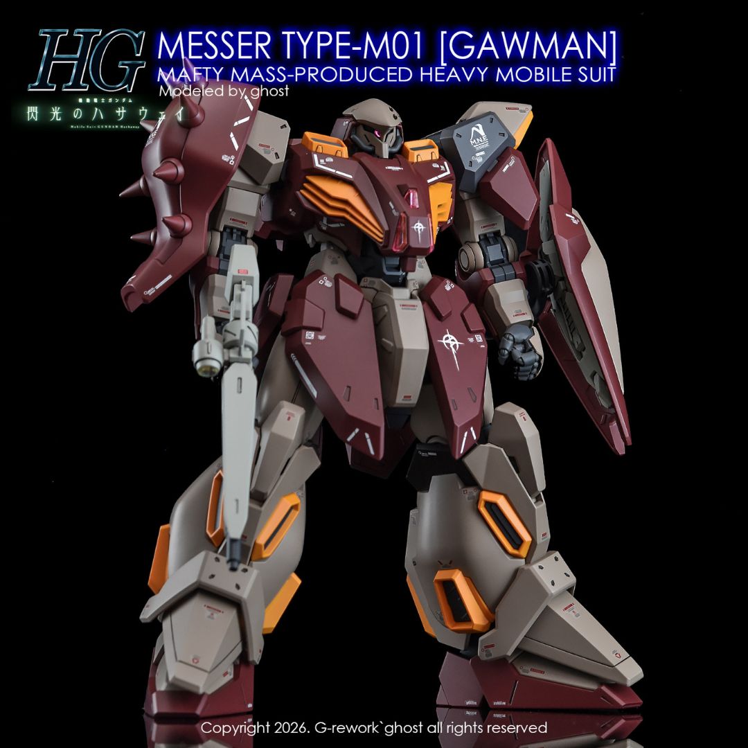 G-Rework Decal - [HG] Me02R-M01 Messer Type-M01 [Gawman]