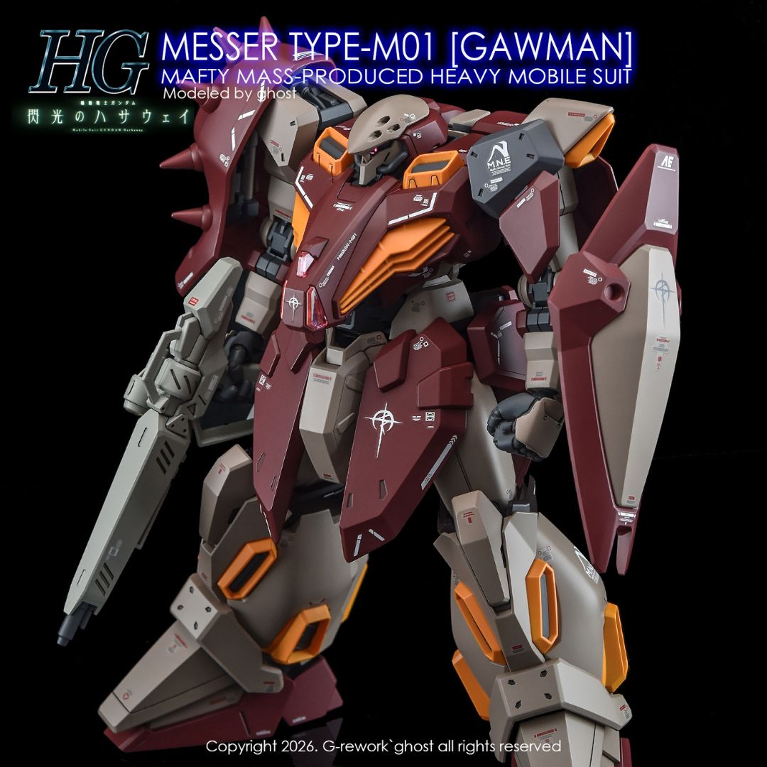 G-Rework Decal - [HG] Me02R-M01 Messer Type-M01 [Gawman]