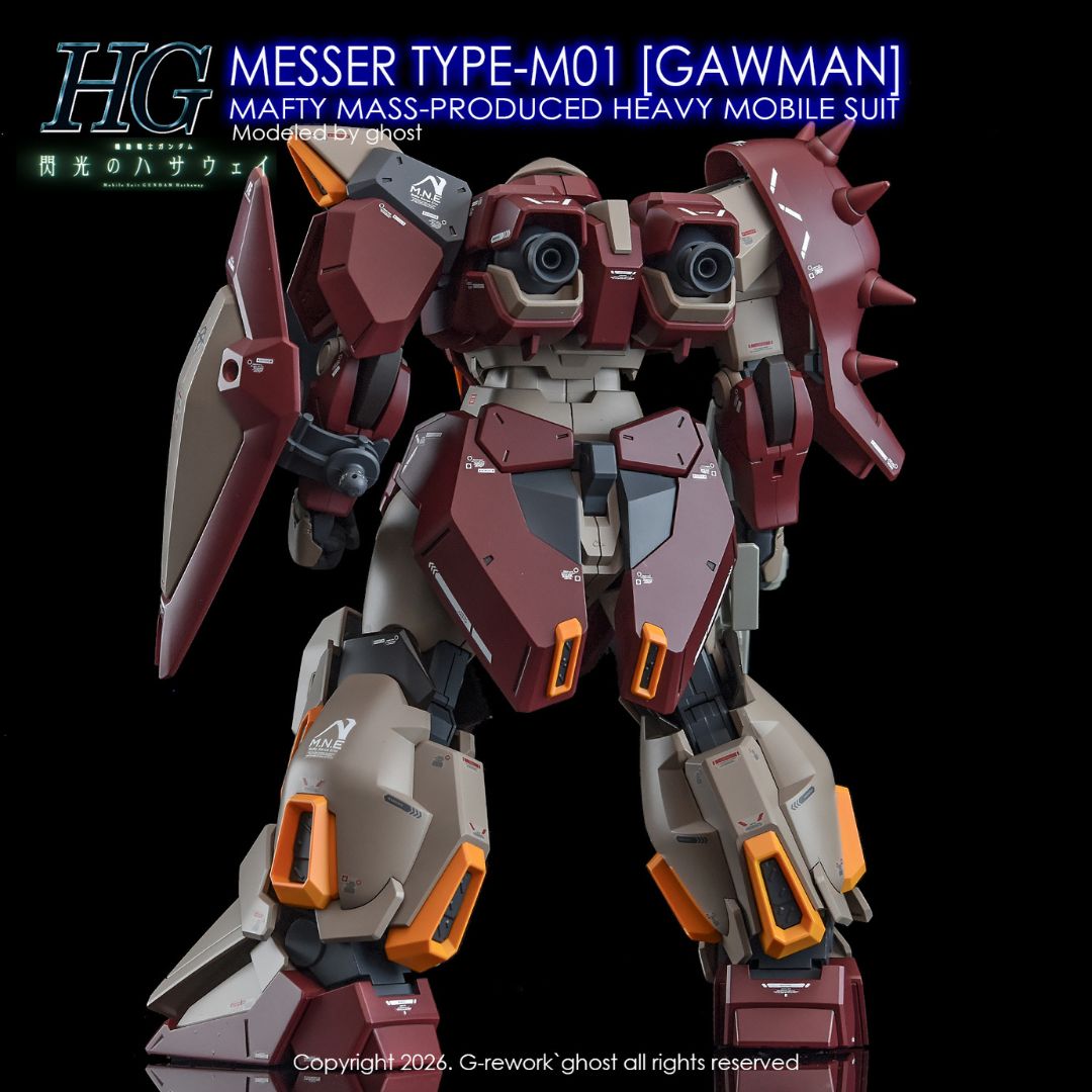 G-Rework Decal - [HG] Me02R-M01 Messer Type-M01 [Gawman]