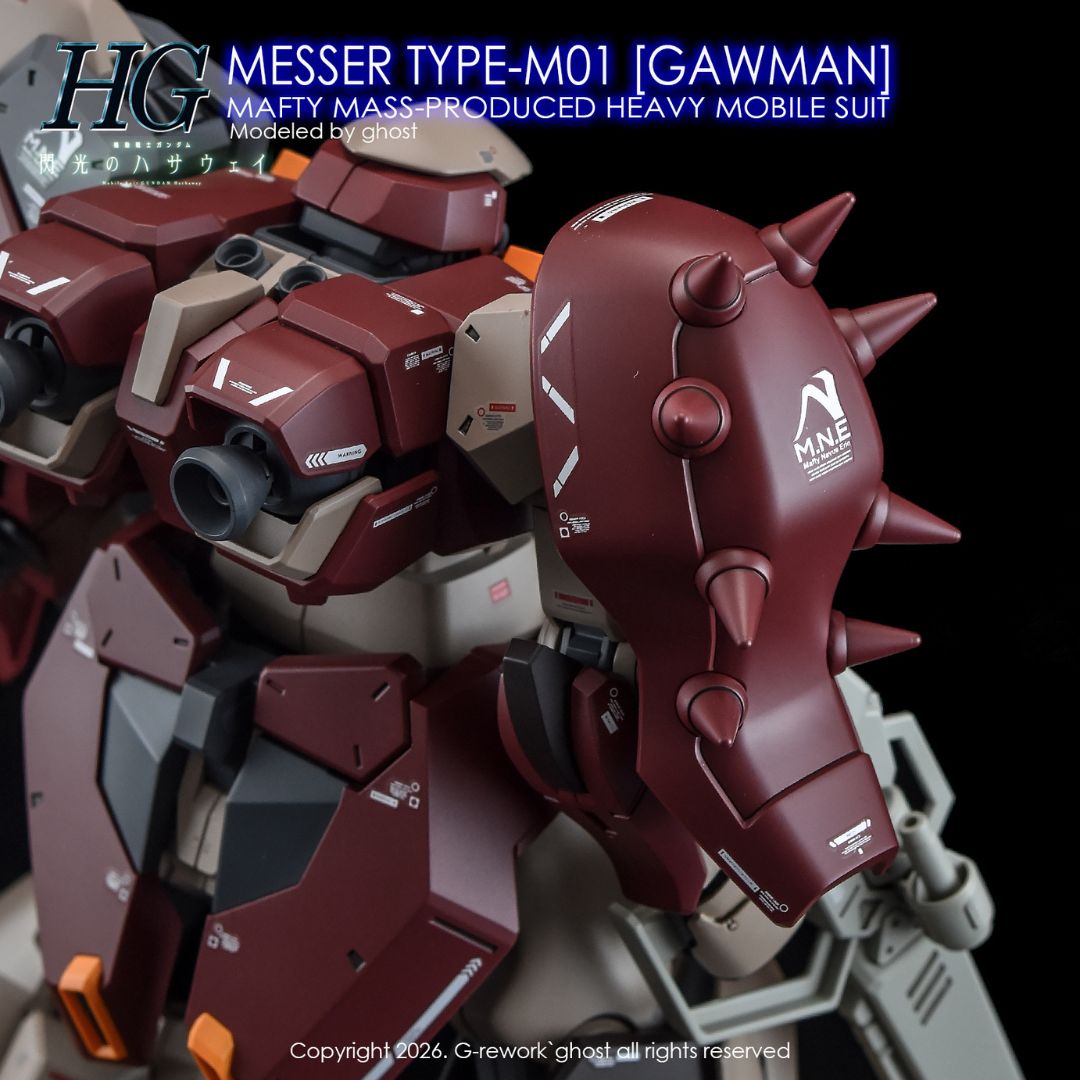 G-Rework Decal - [HG] Me02R-M01 Messer Type-M01 [Gawman]