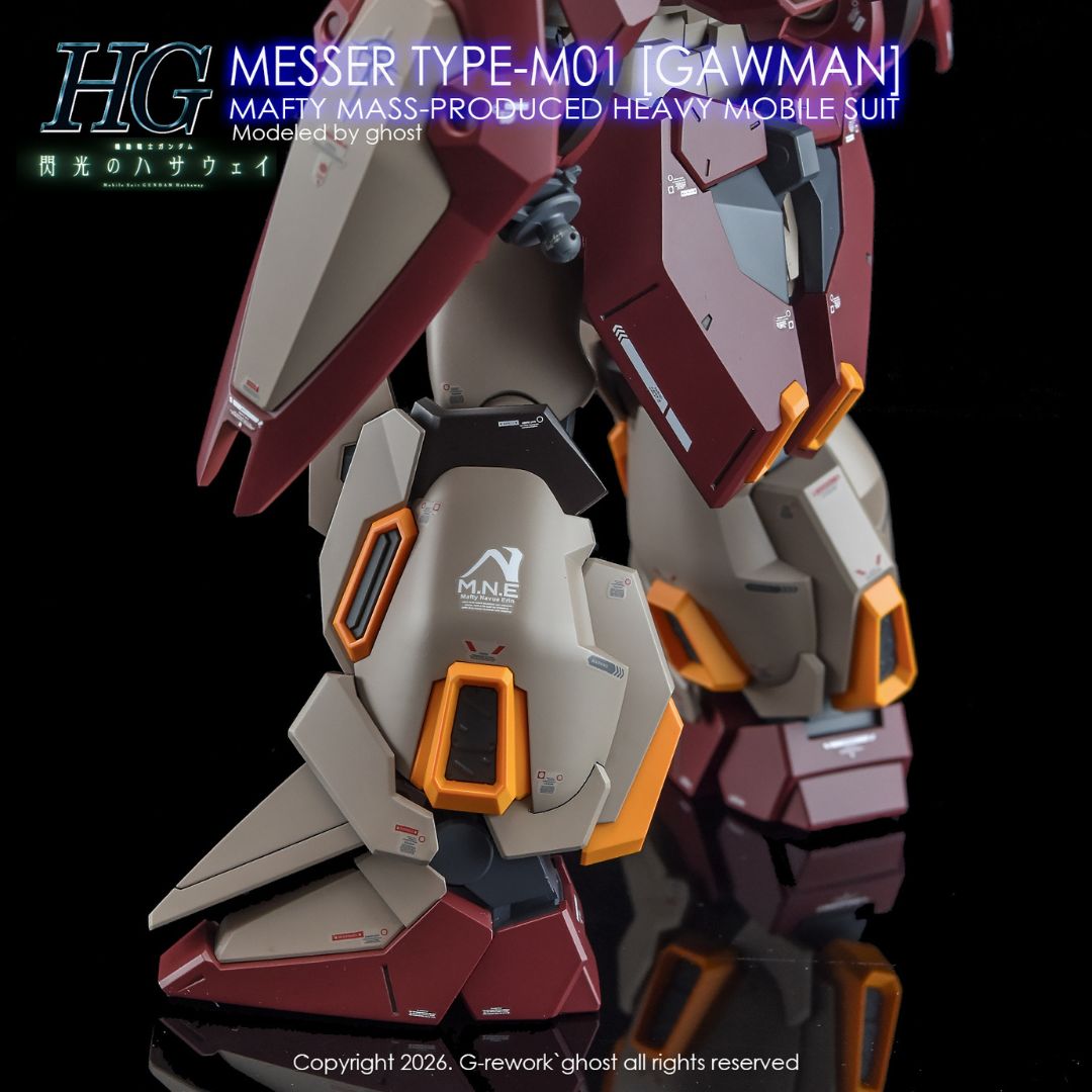 G-Rework Decal - [HG] Me02R-M01 Messer Type-M01 [Gawman]