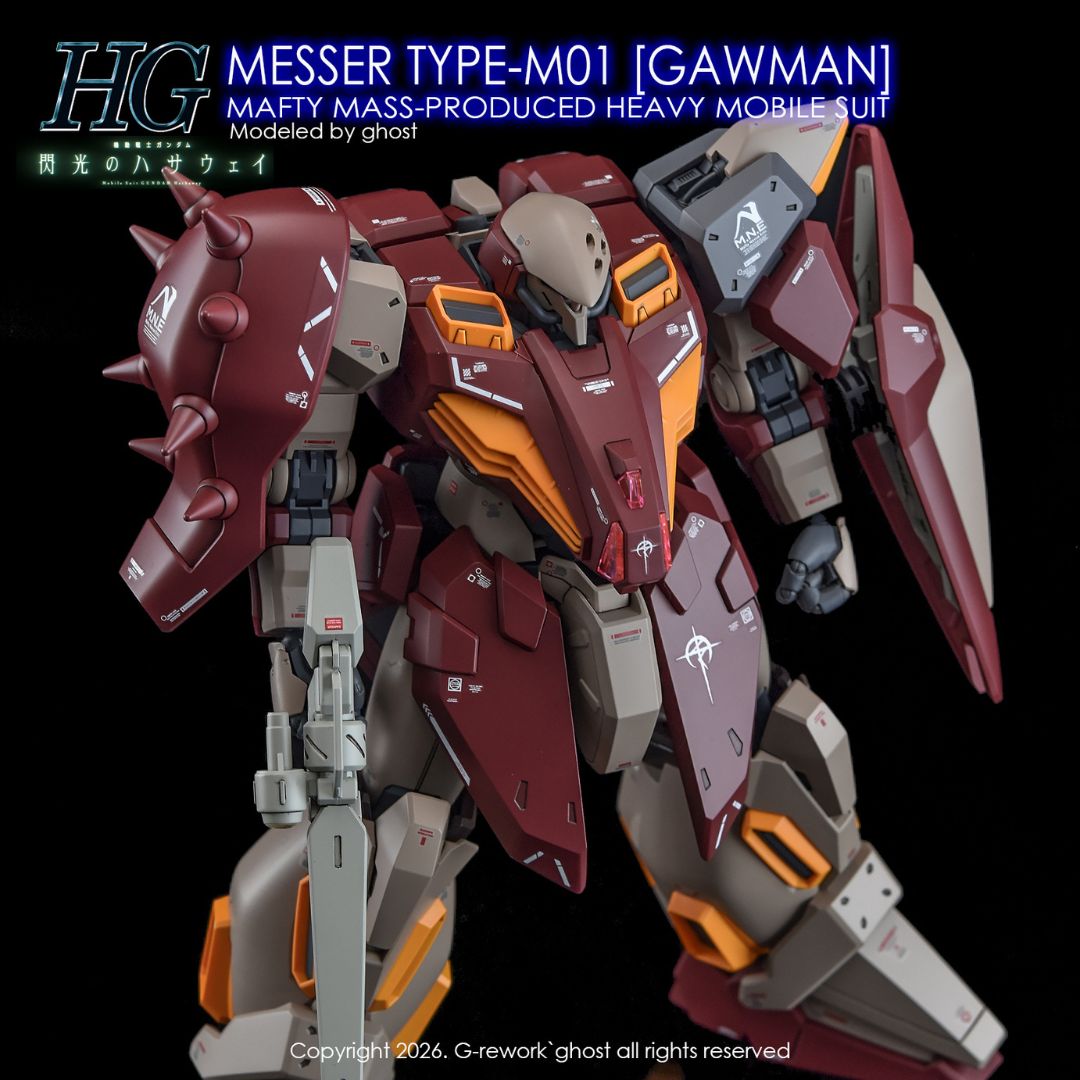 G-Rework Decal - [HG] Me02R-M01 Messer Type-M01 [Gawman]